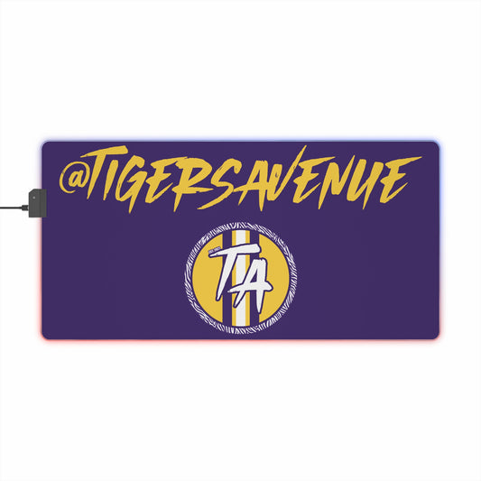 Purple LED Gaming Mouse Pad