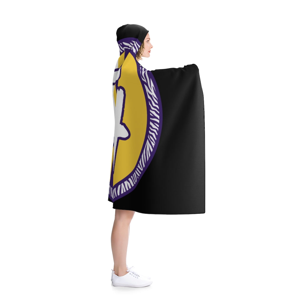 Black Hooded Blanket