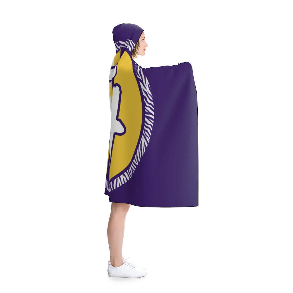 Purple Hooded Blanket