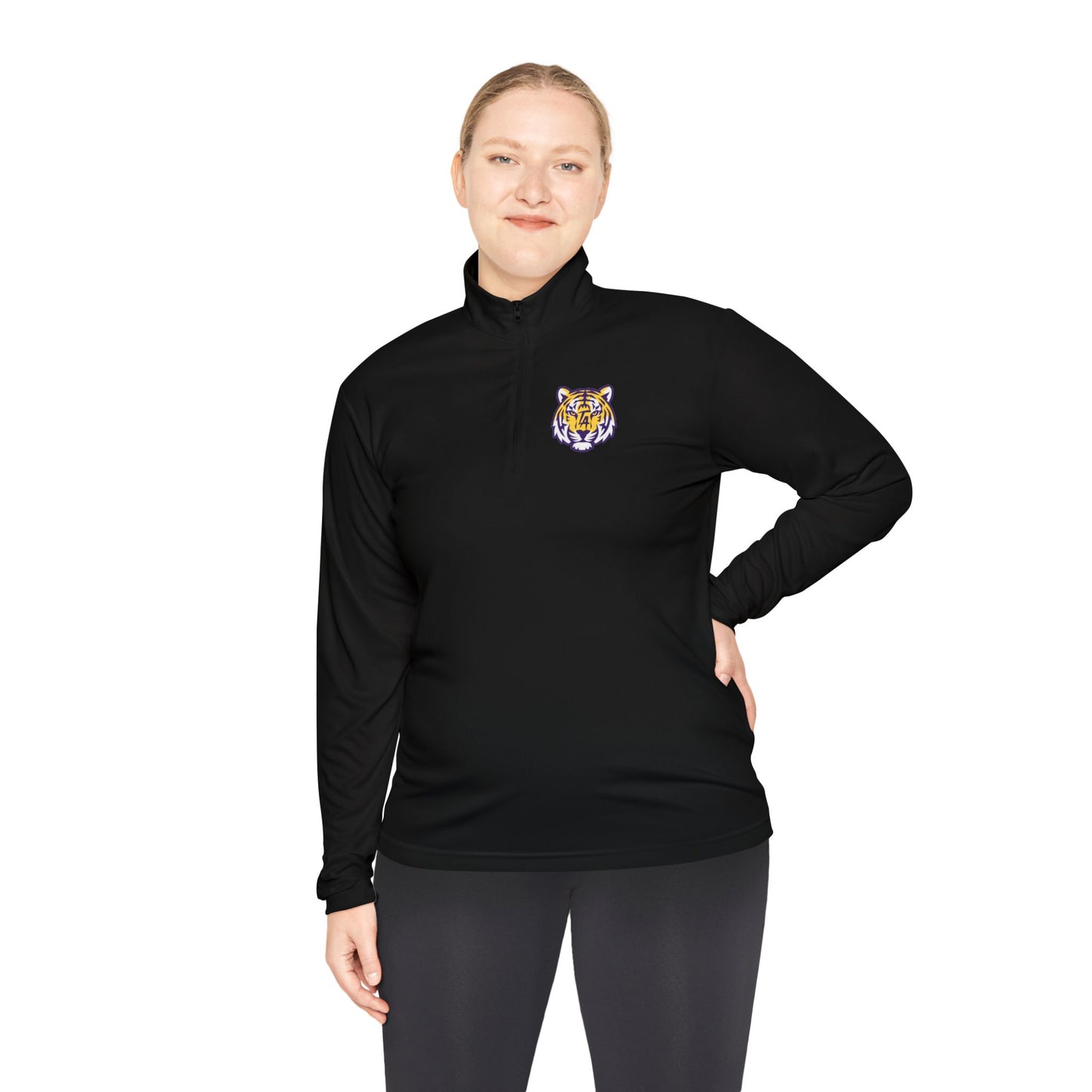 Tiger Head Quarter-Zip Pullovers