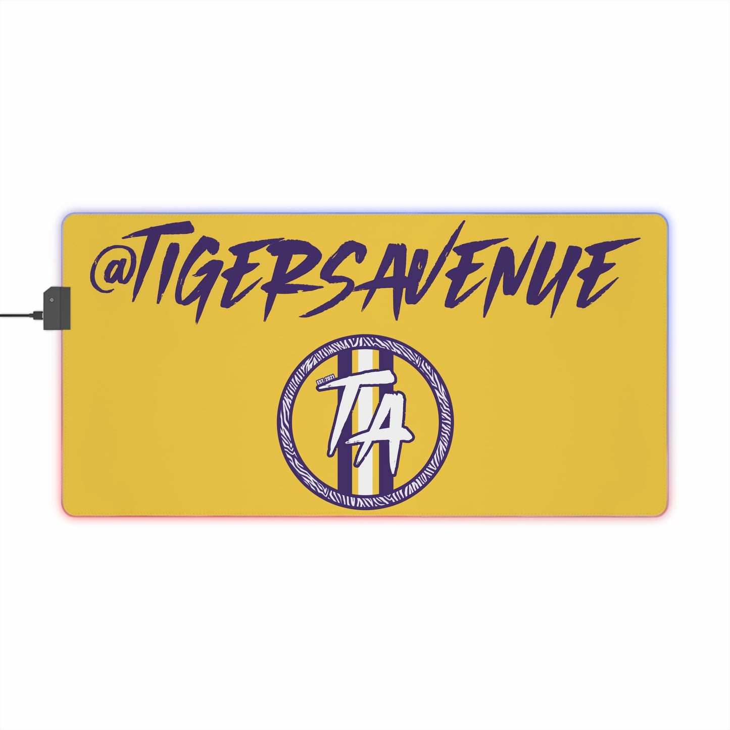 Yellow Gaming Mouse Pad