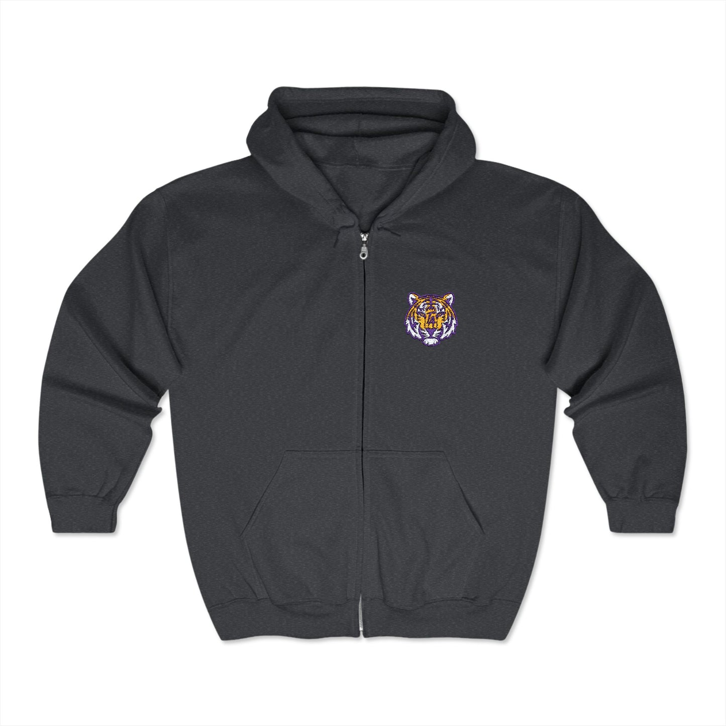 Tiger Head Full Zip Hoodies