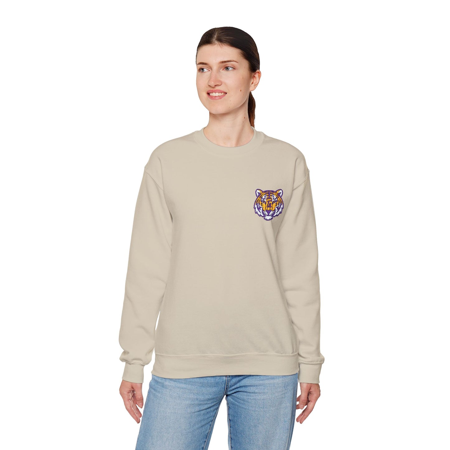 Tiger Head Crewneck Sweatshirts