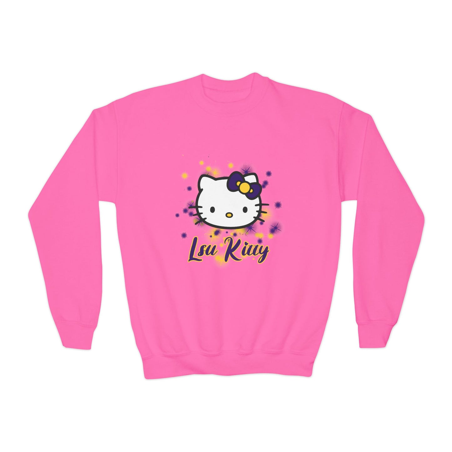 LSU Kitty Youth Crewneck Sweatshirts