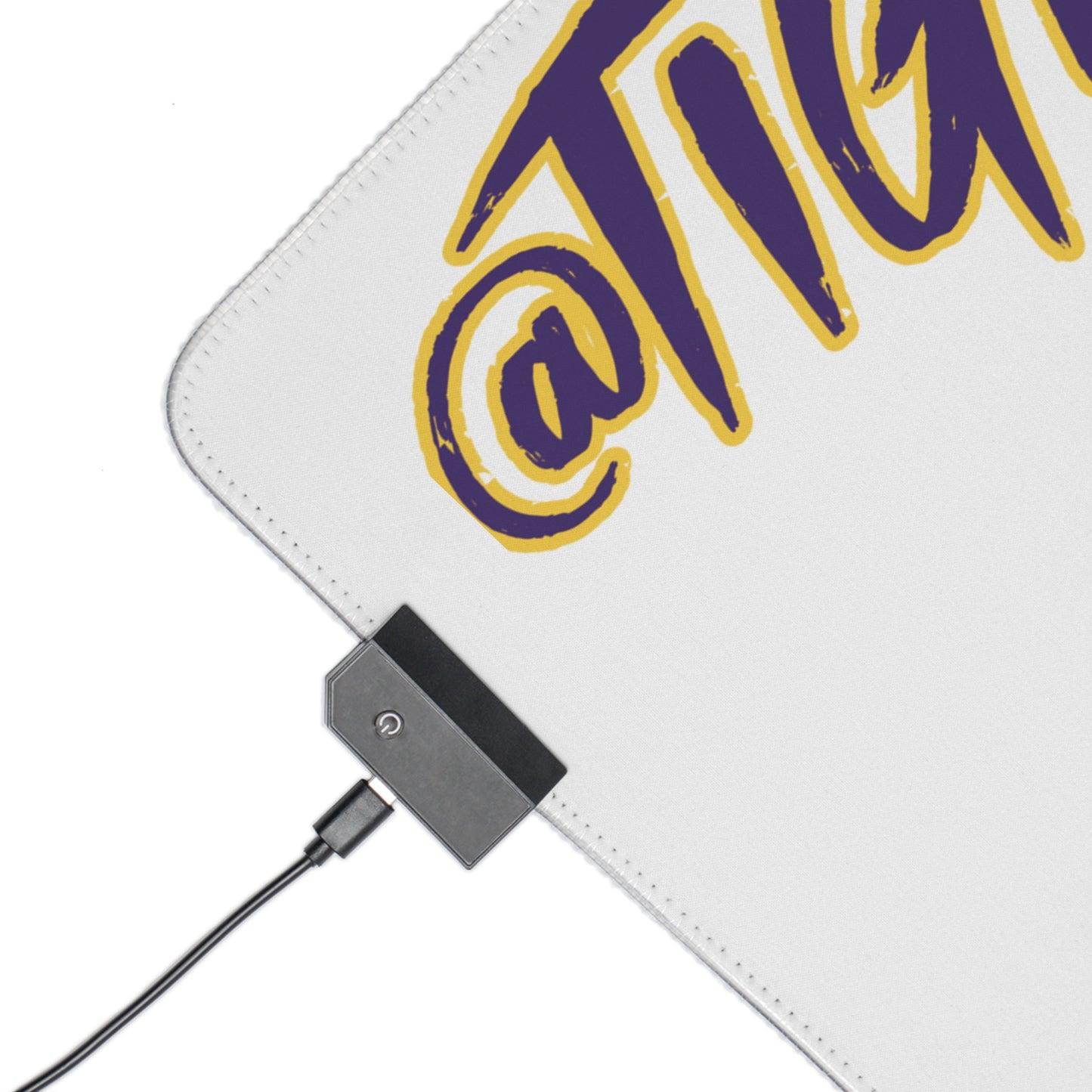 White LED Gaming Mouse Pad