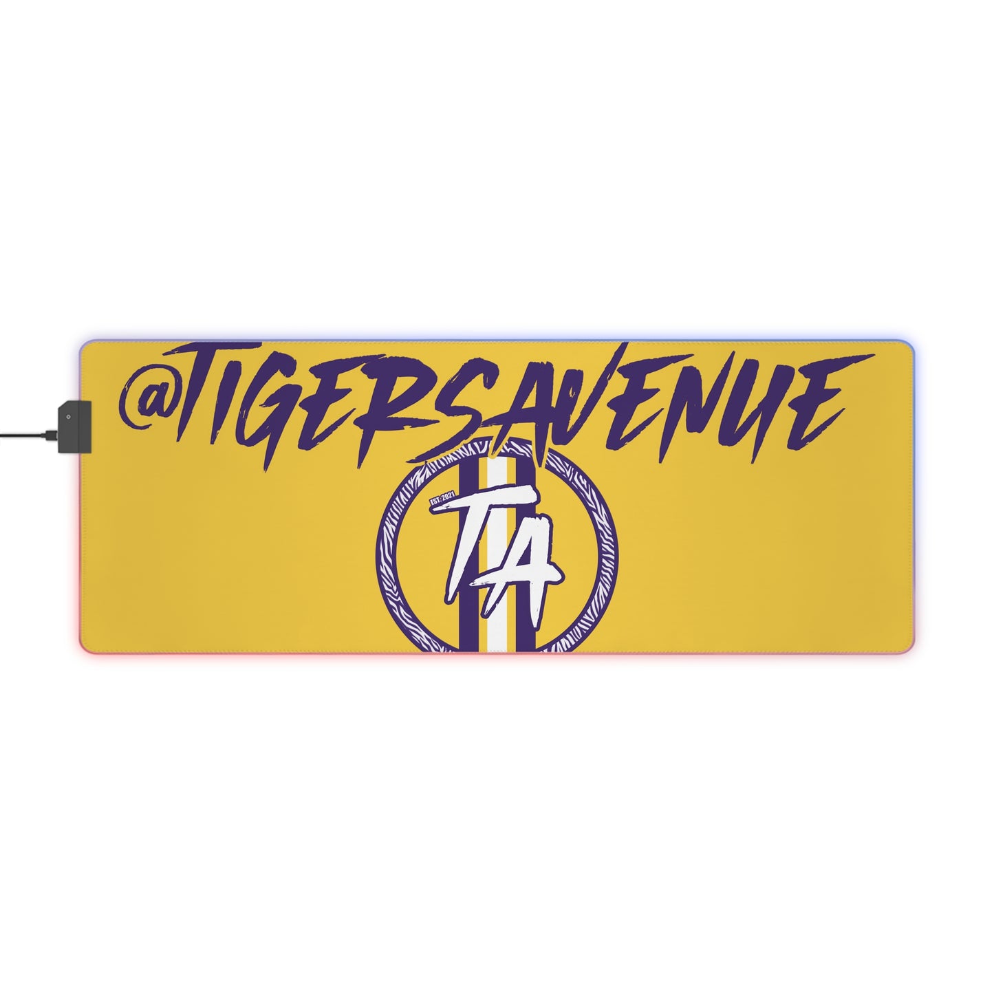 Yellow Gaming Mouse Pad