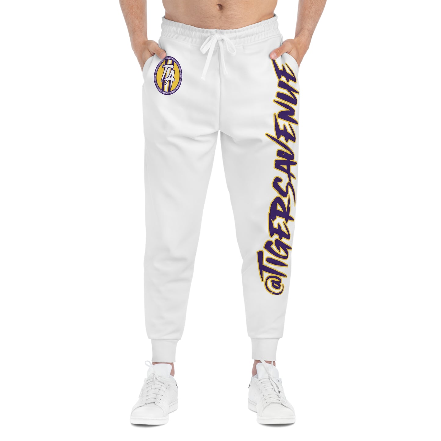 White Athletic Joggers