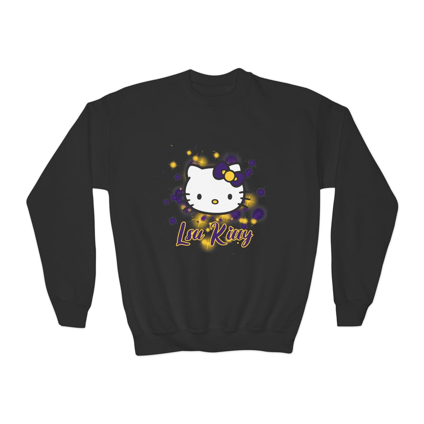 LSU Kitty Youth Crewneck Sweatshirts