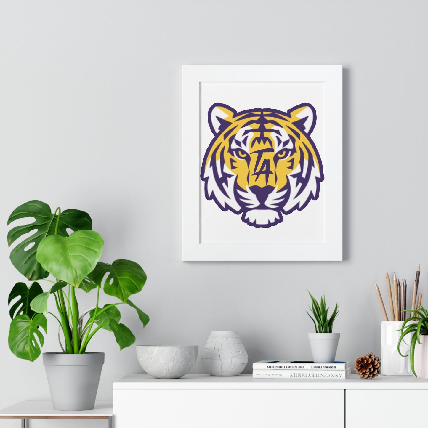 Tiger Head Framed Posters