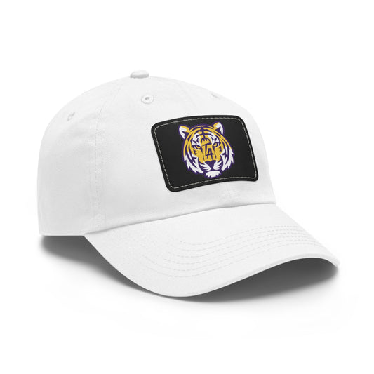 Tiger Head Hats with Leather Patch