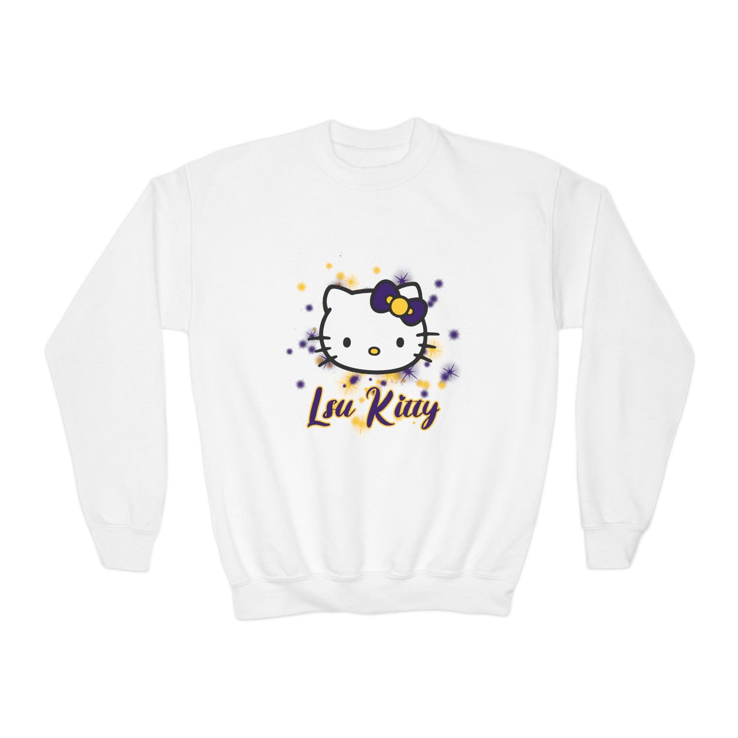 LSU Kitty Youth Crewneck Sweatshirts