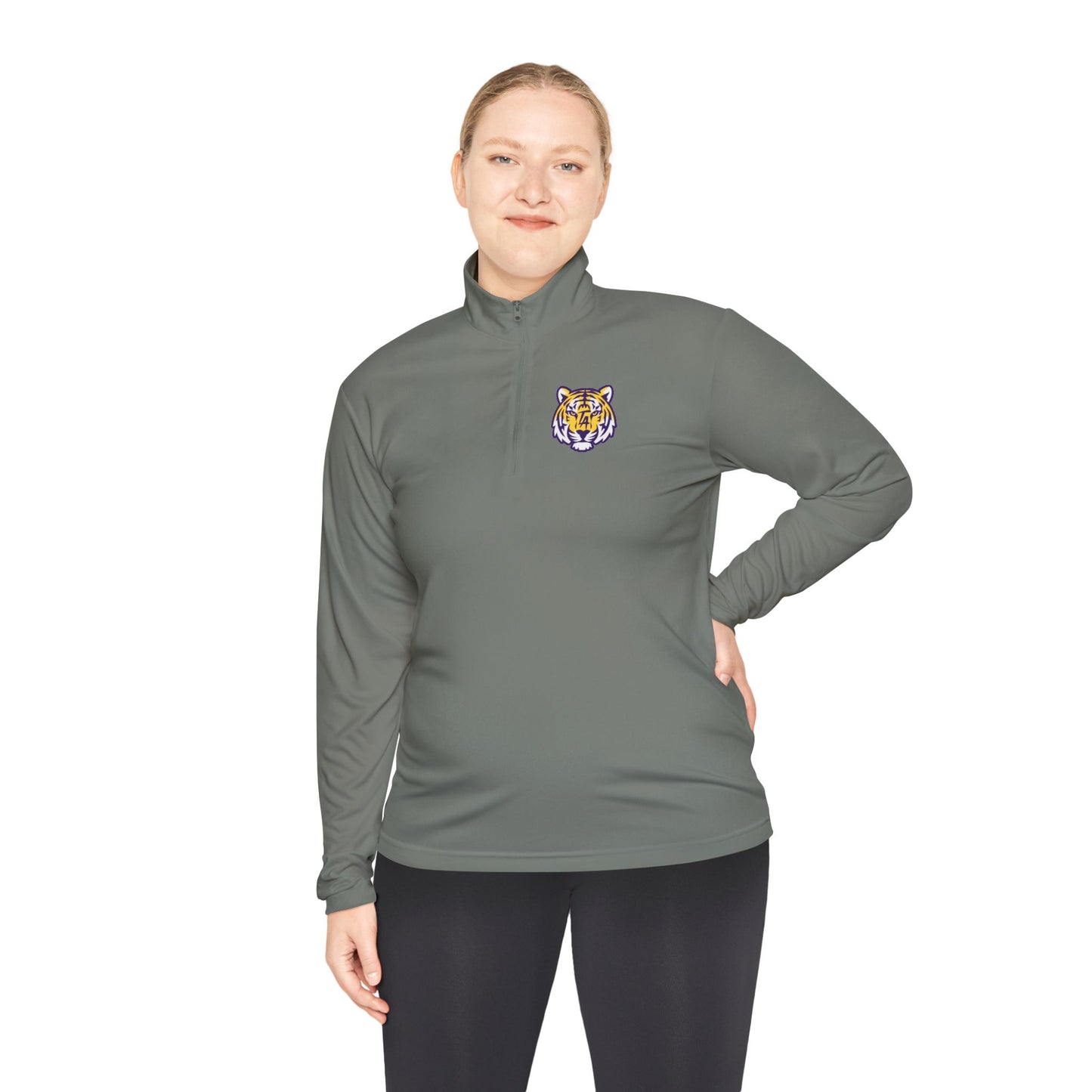 Tiger Head Quarter-Zip Pullovers