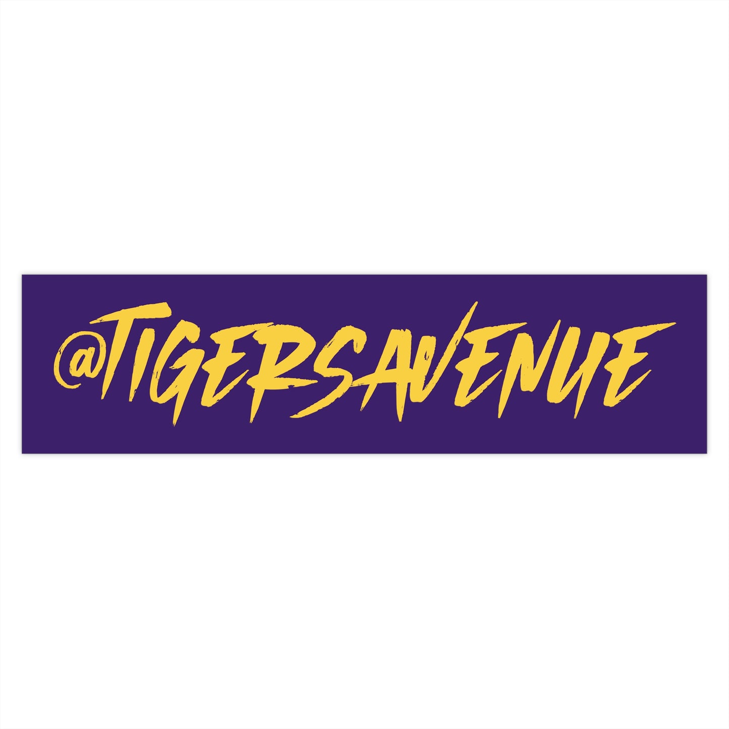 Purple Bumper Sticker