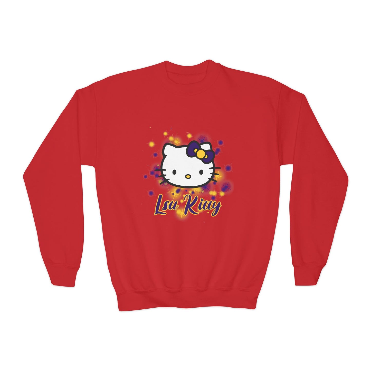 LSU Kitty Youth Crewneck Sweatshirts