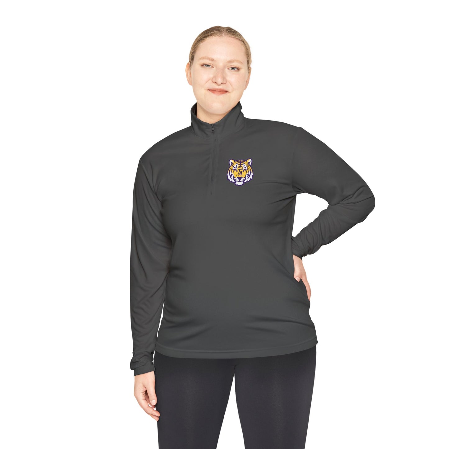Tiger Head Quarter-Zip Pullovers