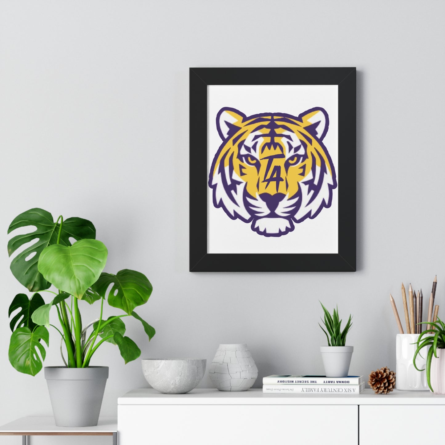 Tiger Head Framed Posters