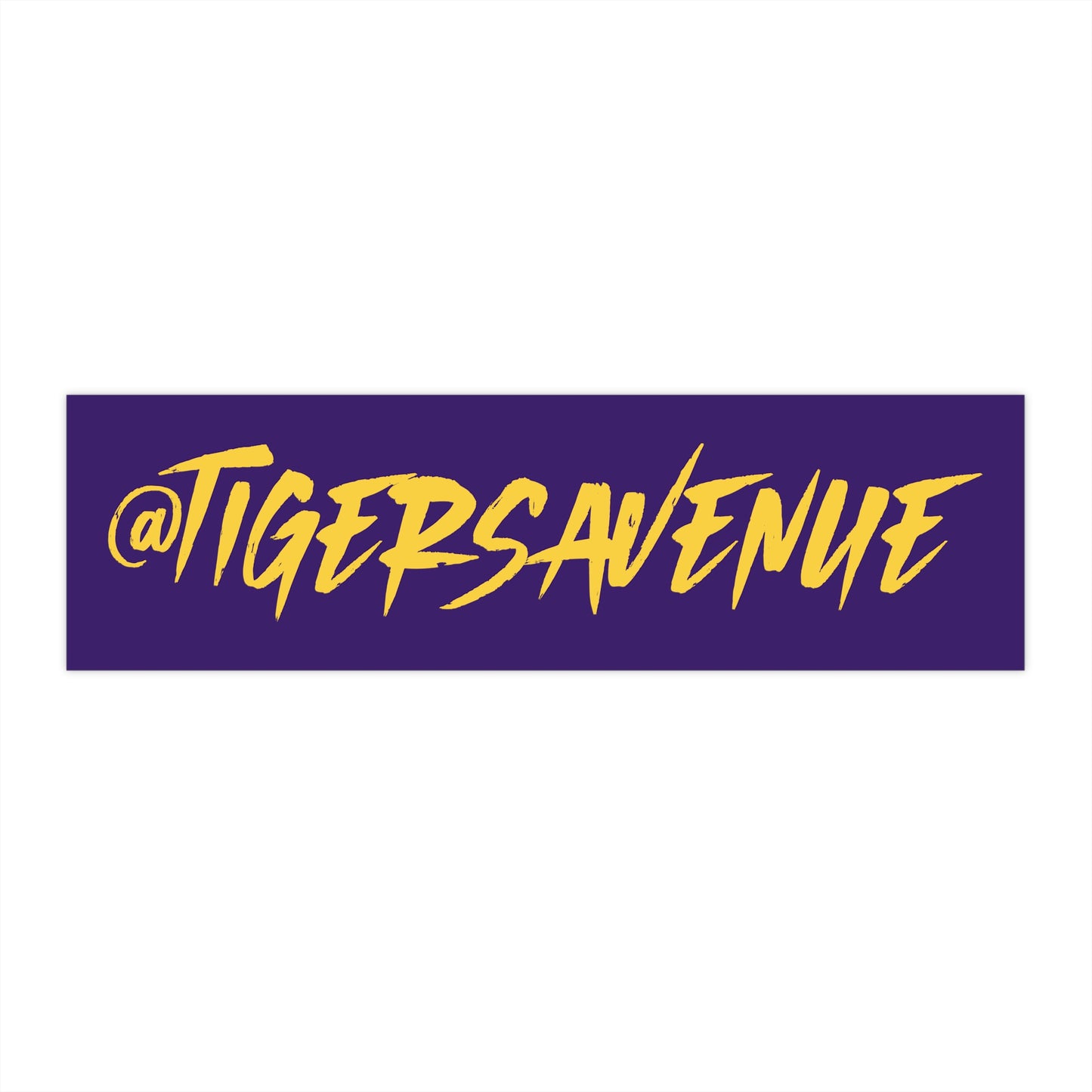 Purple Bumper Sticker