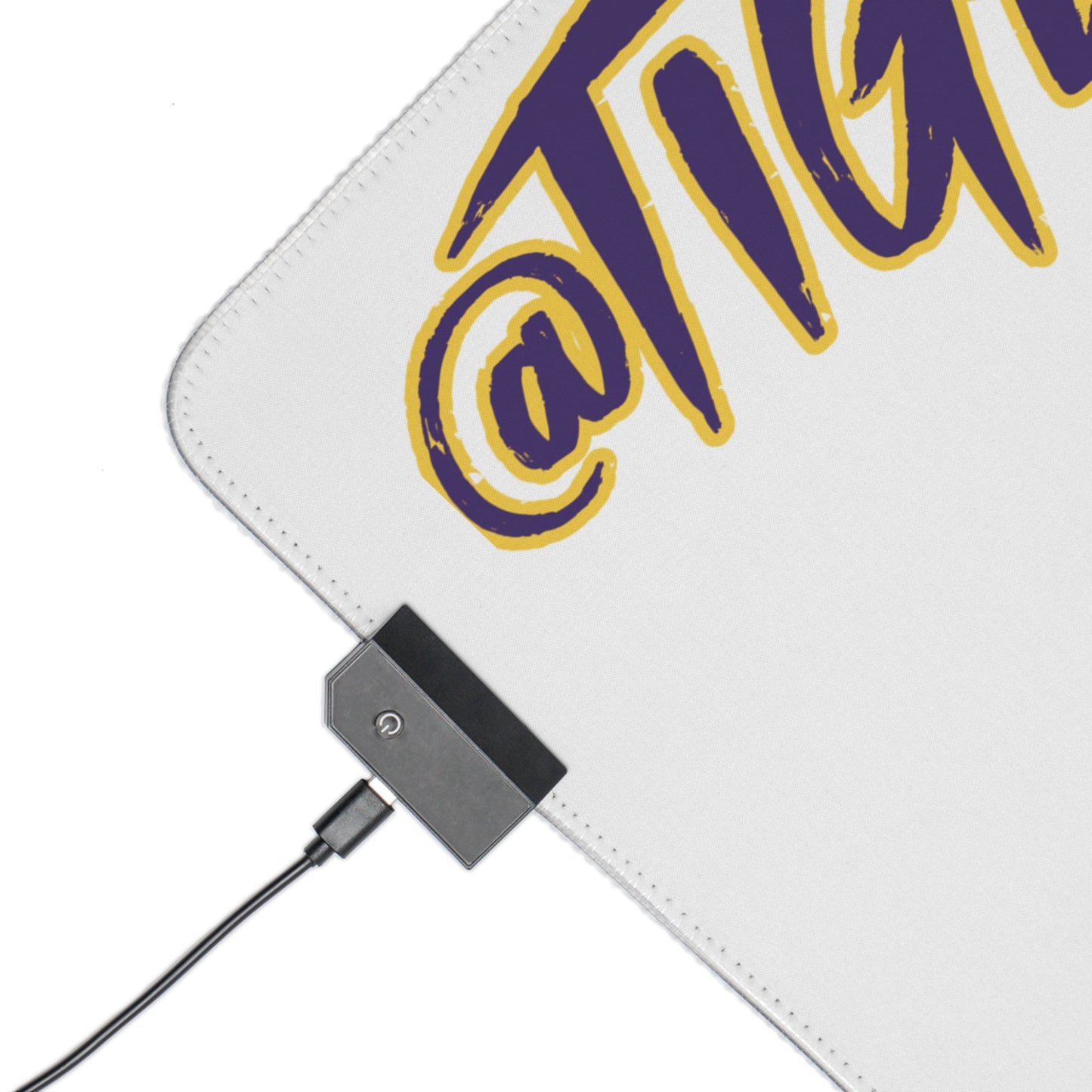 White LED Gaming Mouse Pad