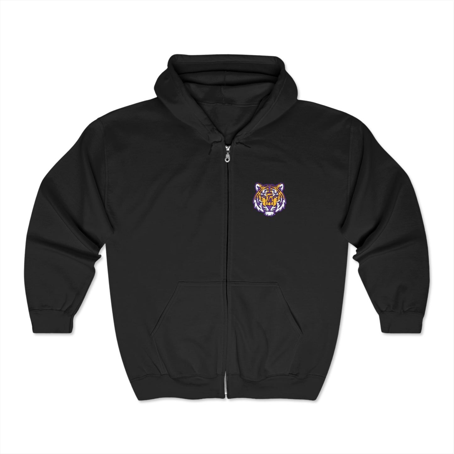 Tiger Head Full Zip Hoodies