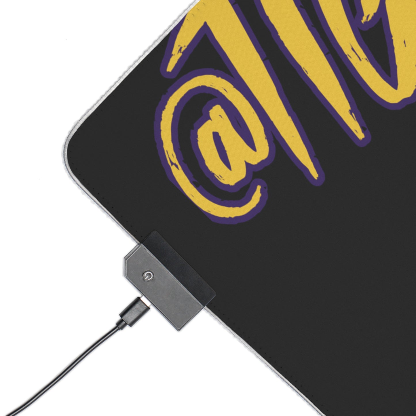 Black LED Gaming Mouse Pad