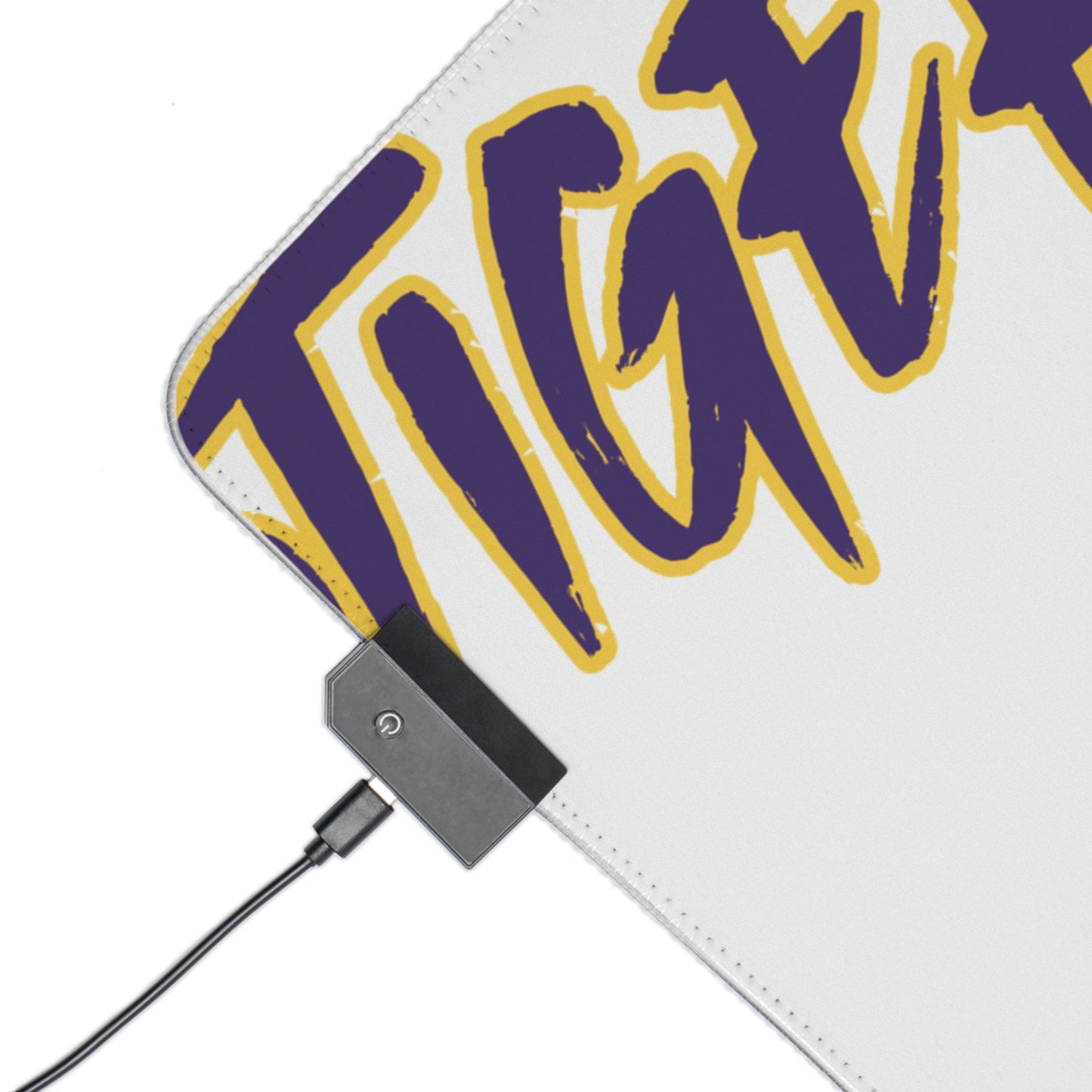 White LED Gaming Mouse Pad