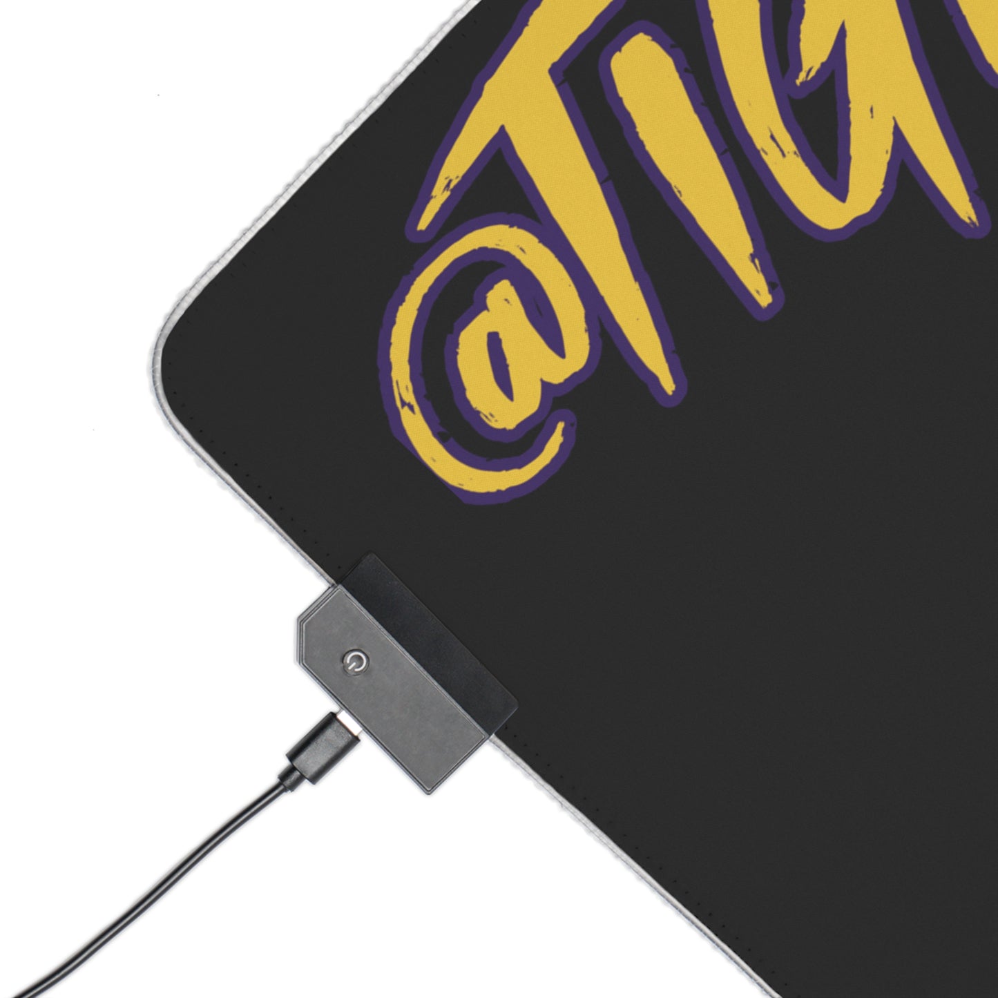 Black LED Gaming Mouse Pad