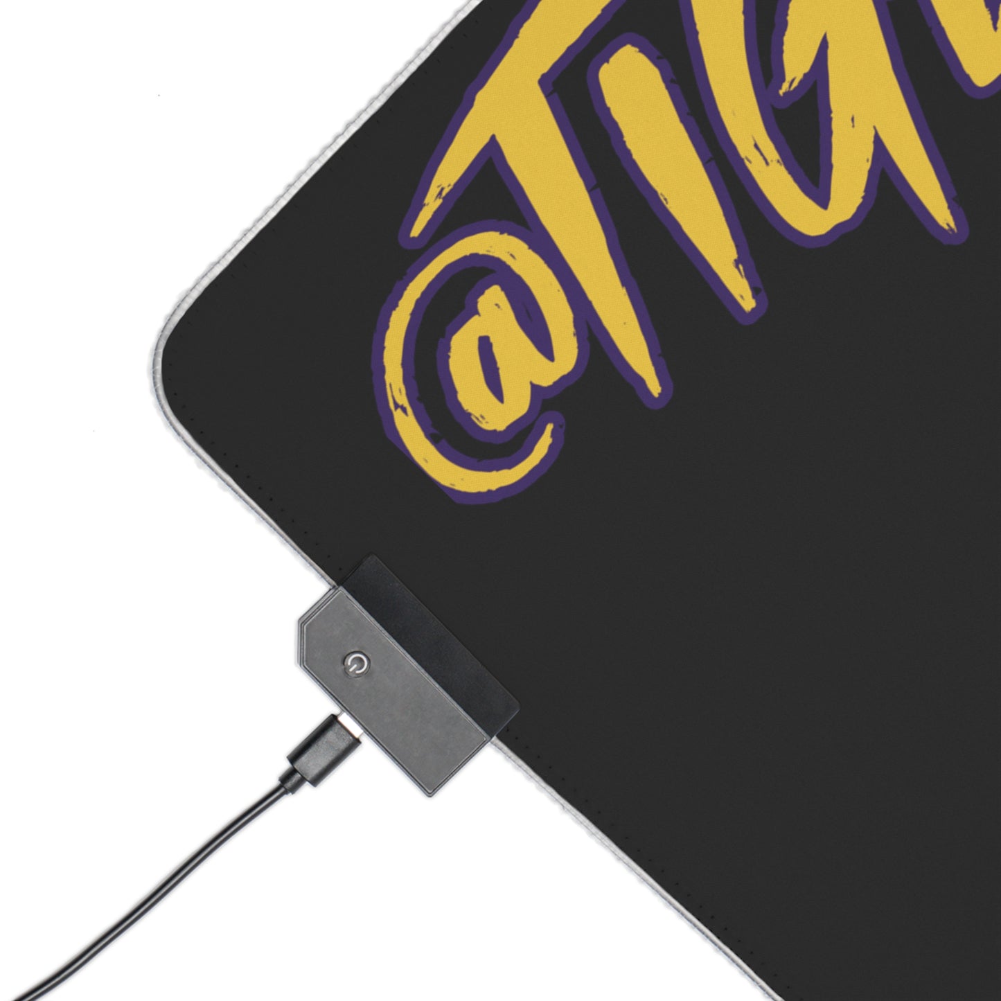 Black LED Gaming Mouse Pad