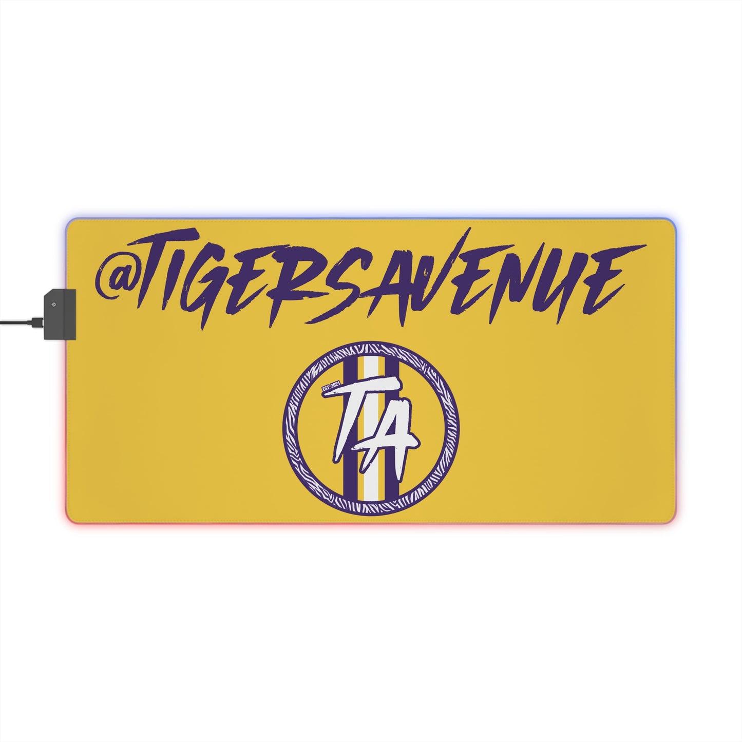 Yellow Gaming Mouse Pad