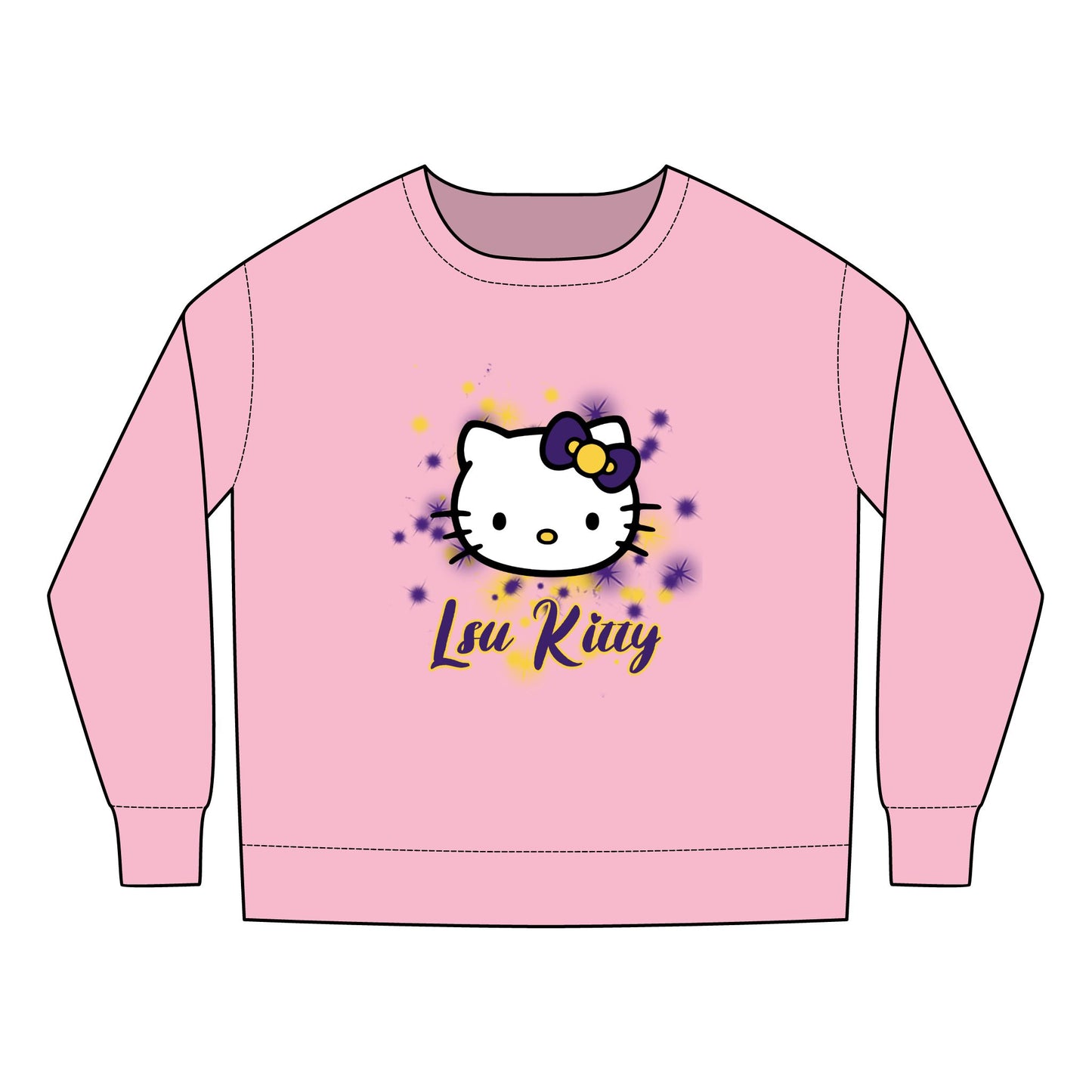 LSU Kitty Toddler Sweatshirts