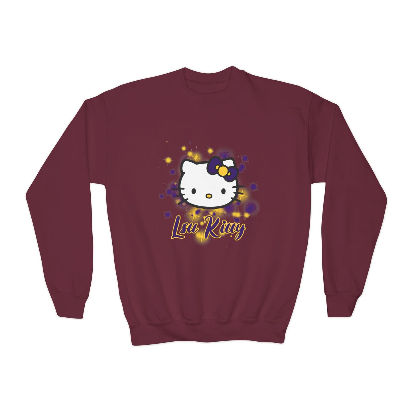 LSU Kitty Youth Crewneck Sweatshirts