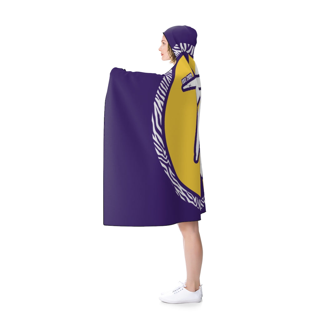 Purple Hooded Blanket